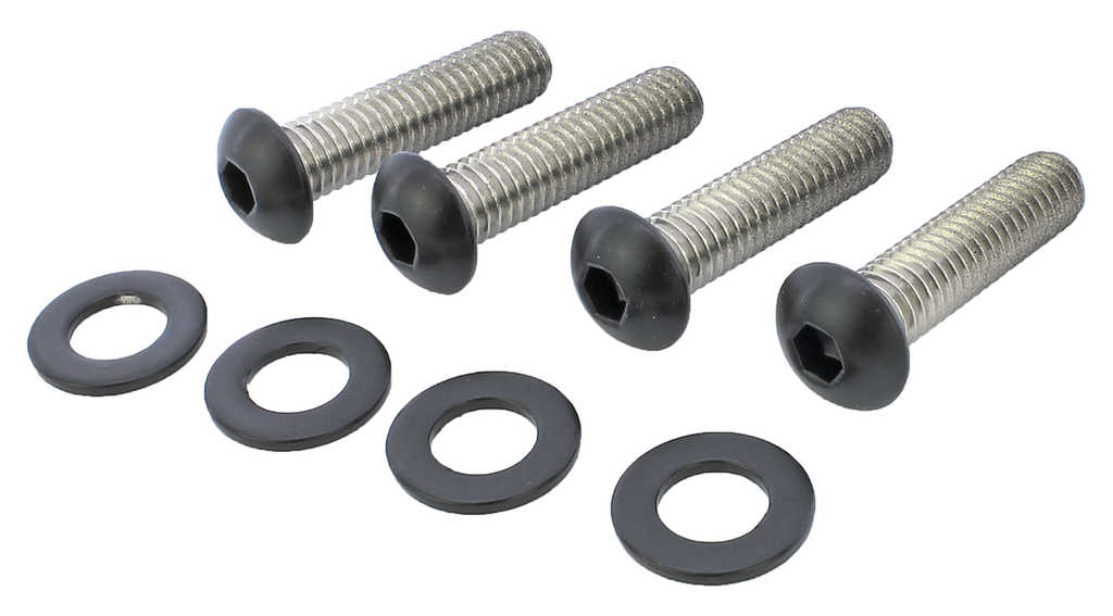 BLACK STAINLESS STEEL FENDER STRUT SCREW KITS - view 1