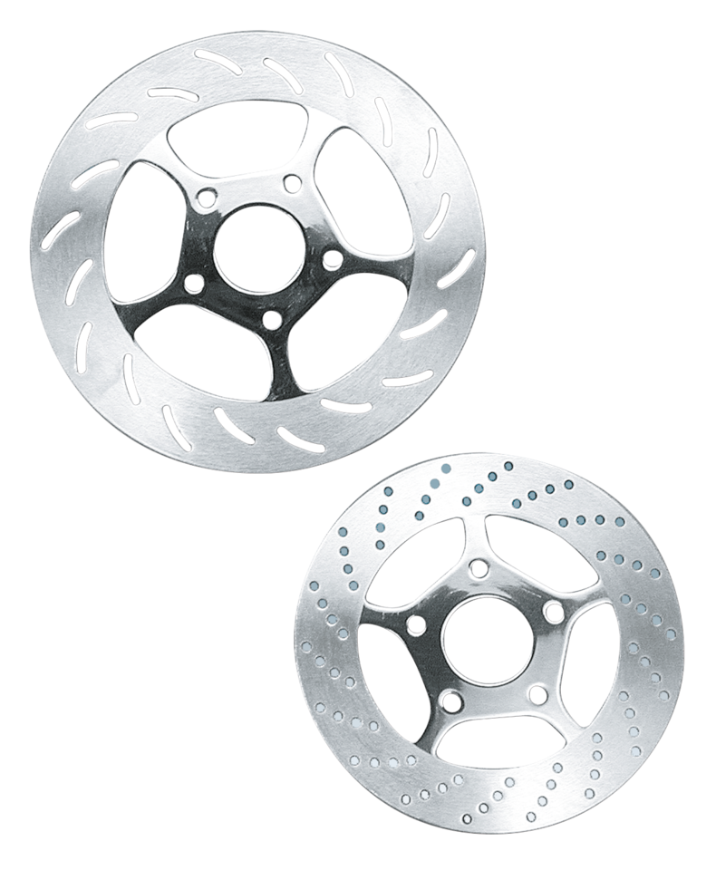 TOLLE CHROME FIVE SPOKE DISC ROTORS - view 3