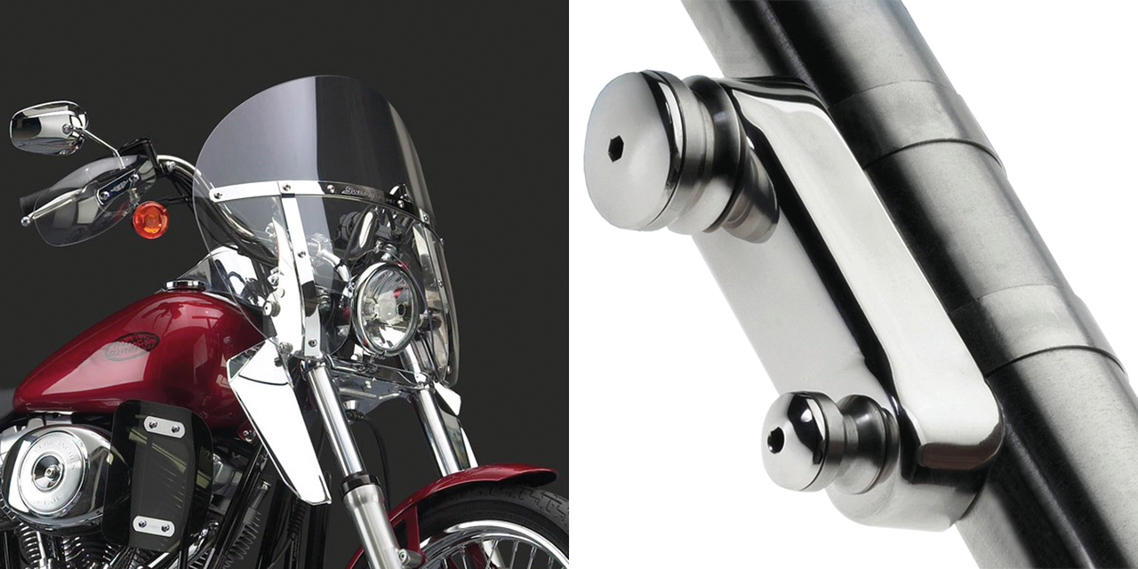 NATIONAL CYCLE SWITCHBLADE CHOPPED QUICK-RELEASE WINDSHIELDS - view 1 Main image