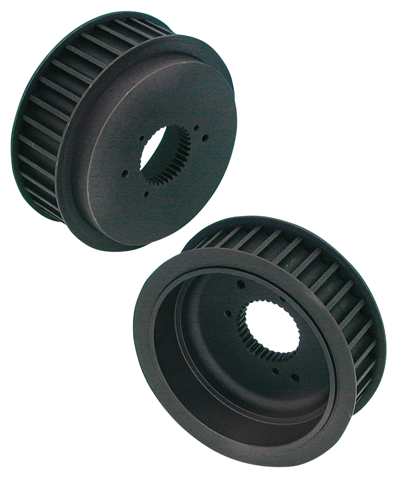 OFF-SET FINAL DRIVE PULLEYS - view 1