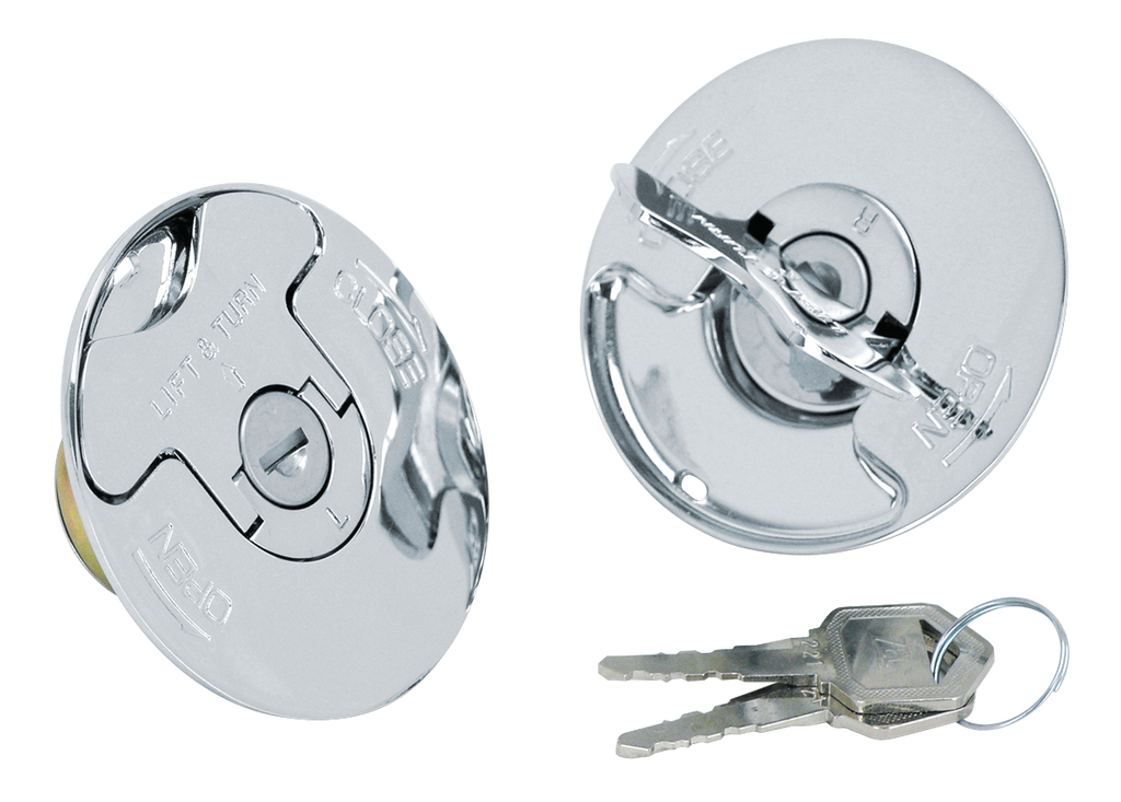 LOCKABLE QUICK CAM FLUSH MOUNT GAS CAPS - view 2