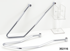 CHROME SADDLEBAG SUPPORTS - view 2