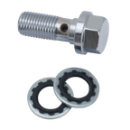 CHROME BANJO BOLTS AND WASHERS - view 2