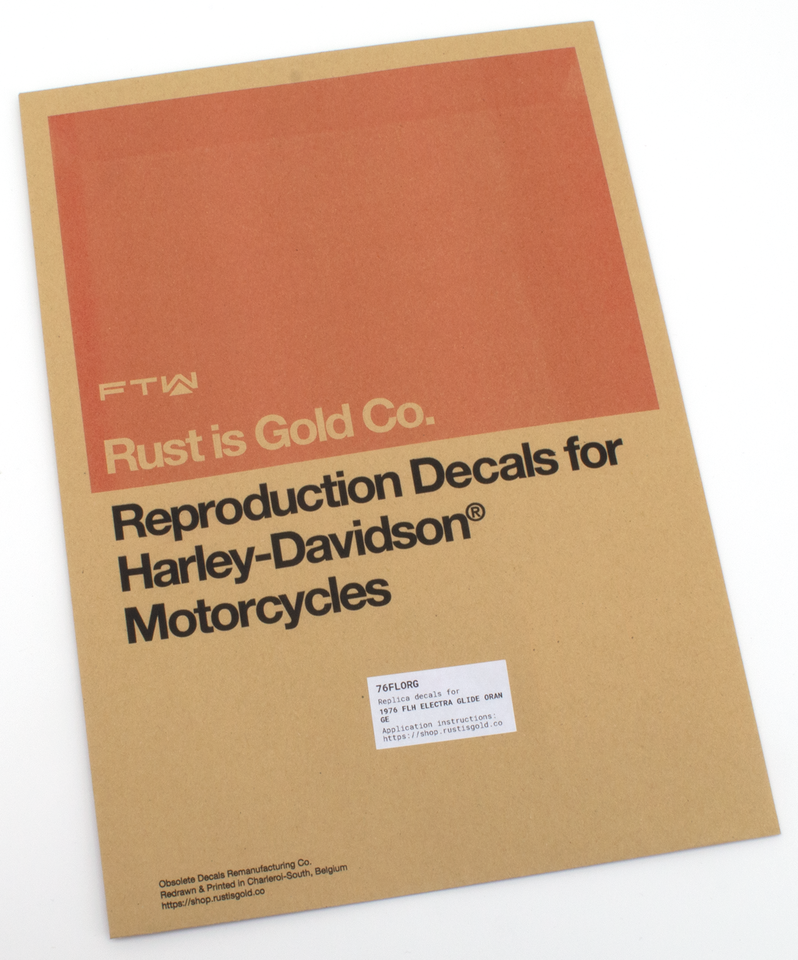 REPLICA OBSOLETE DECALS BY RUST IS GOLD CO. Secondary image