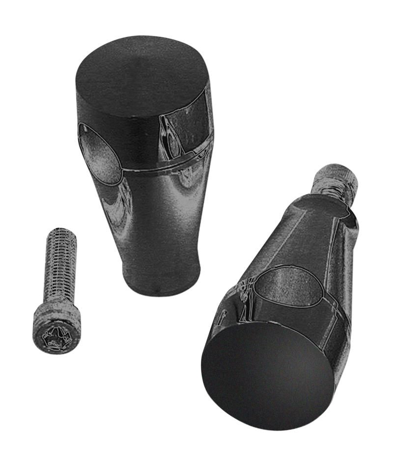 KUSTOM TECH BILLET ALUMINUM ROUND RISERS - view 1 Main image