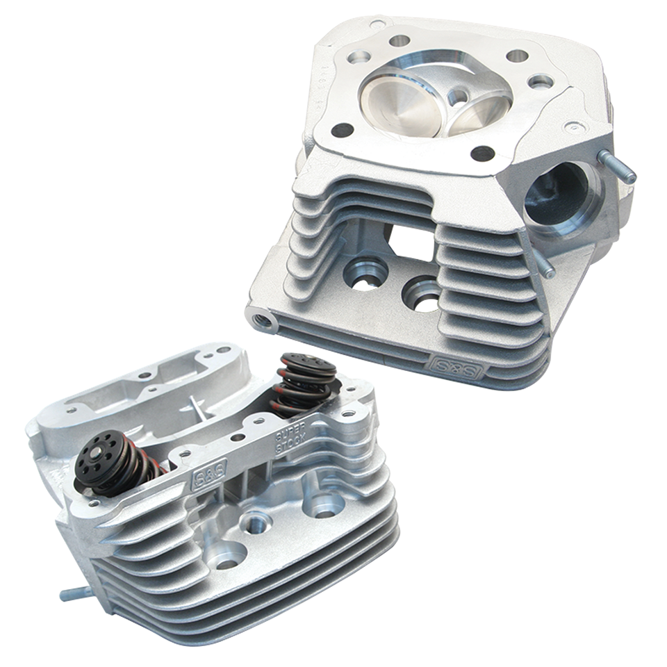 S&S EVOLUTION BIG TWIN SUPER STOCK CYLINDER HEADS - view 1