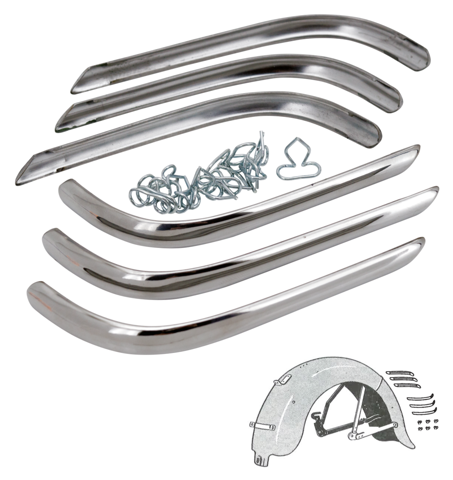 SERGEANT STYLE REAR FENDER TRIMS - view 2