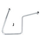 CHROME SADDLEBAG SUPPORTS - view 1