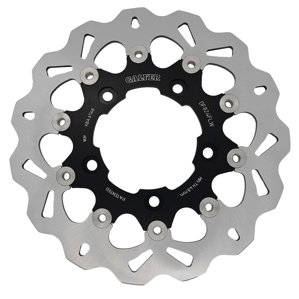 GALFER "WAVE" FLOATING DISC BRAKE ROTORS - view 1