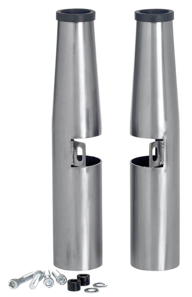 LOWBROW CUSTOMS FRONT FORK SHROUDS FOR 39MM FORKS - view 1