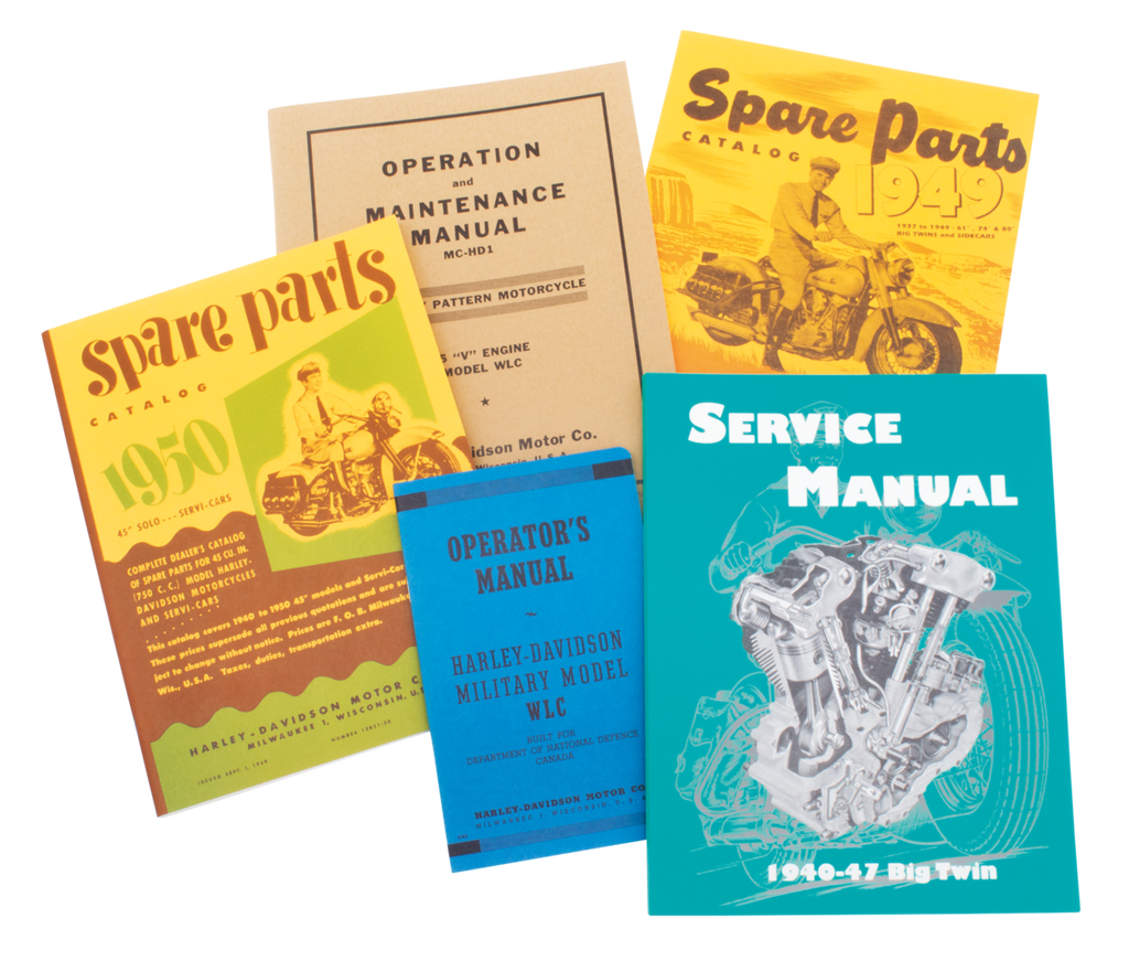 MANUALS AND SPARE PARTS CATALOGS FOR VINTAGE MODELS - view 3