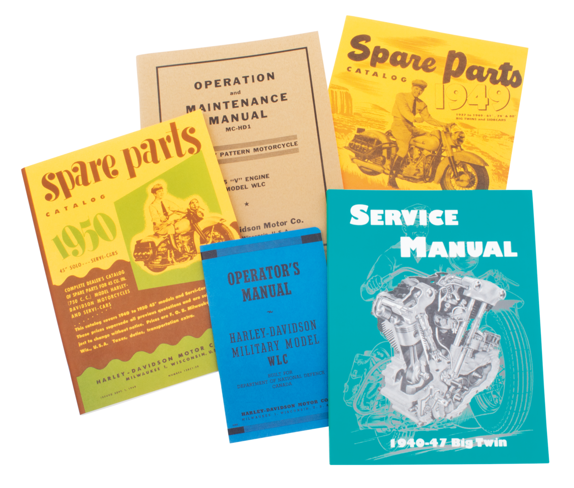 MANUALS AND SPARE PARTS CATALOGS FOR VINTAGE MODELS - view 3