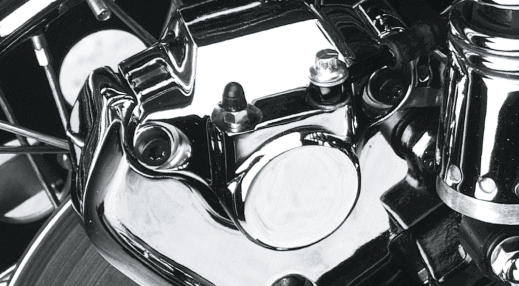 CHROME PLATED 1987-1999 STYLE REAR CALIPER - view 1