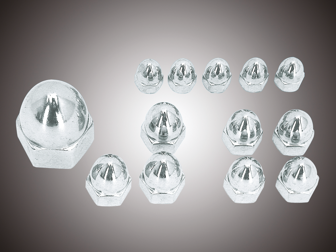 SHOW-CHROME ACORN STYLE NUTS Secondary image