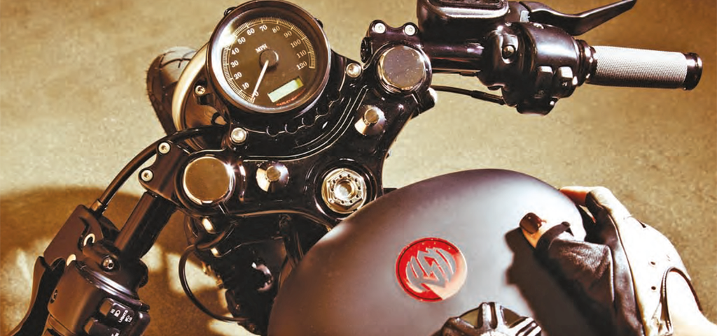 CAFE RACER GAUGE AND HEADLIGHT RE-LOCATOR - view 2