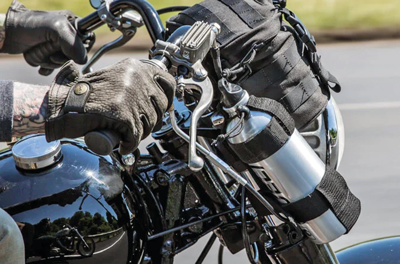 LOWBROW CUSTOMS FUEL RESERVE BOTTLES AND CARRIERS Secondary image
