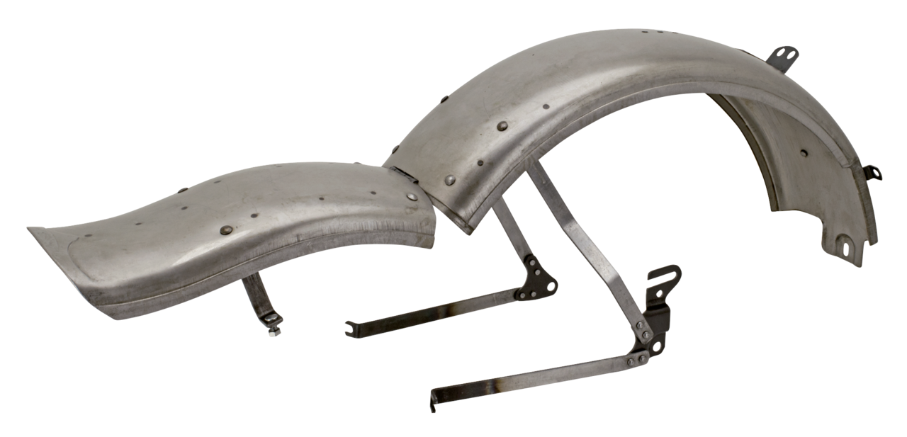 MILITARY STYLE REAR FENDER FOR 45CI MODELS Secondary image