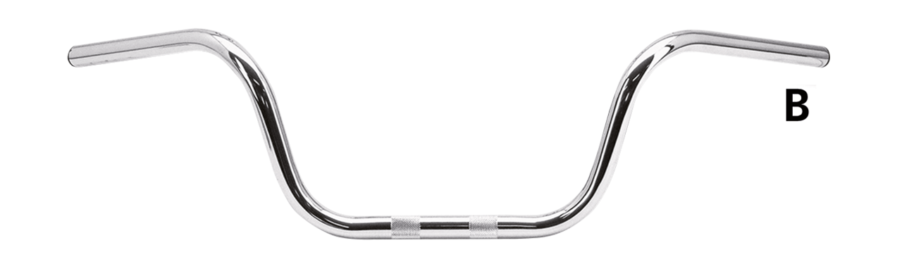 ZODIAC ONE INCH DIAMETER APE HANGER HANDLEBARS - view 1
