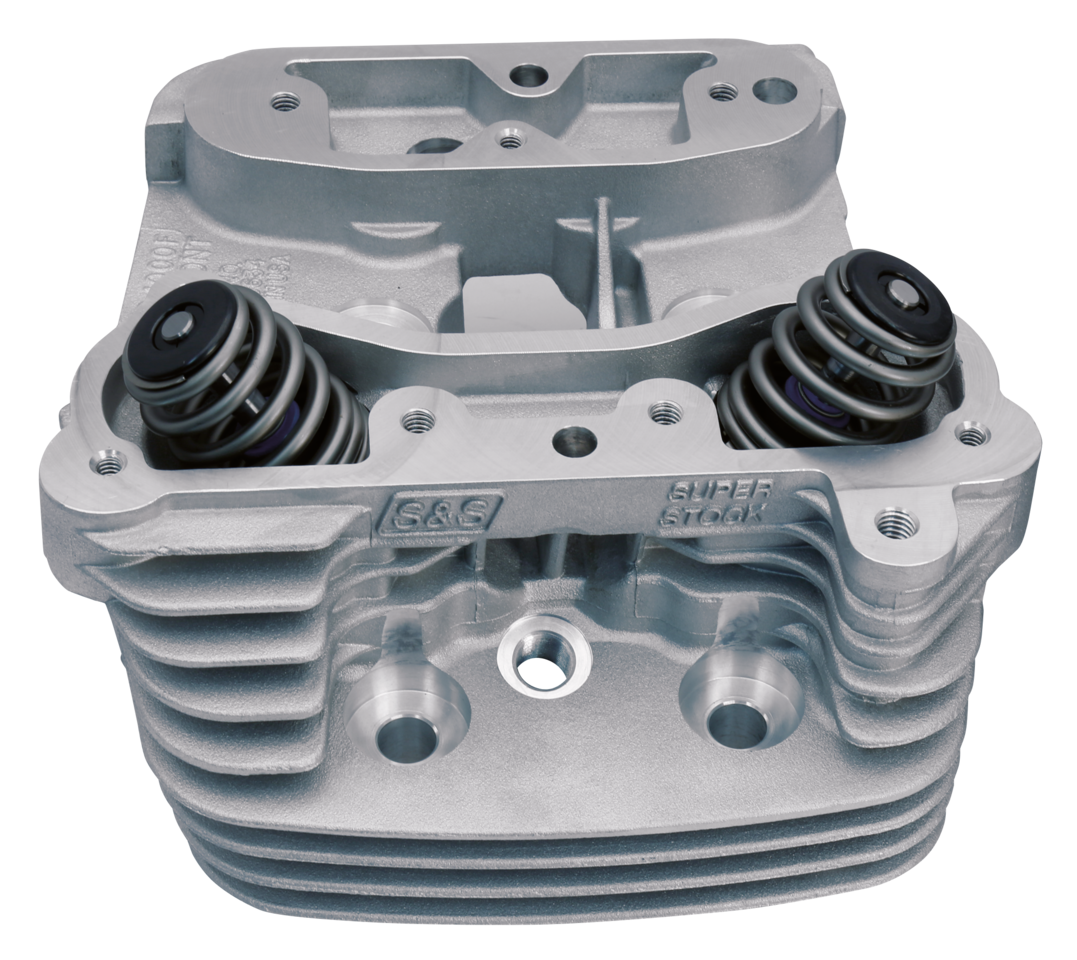 S&S EVOLUTION BIG TWIN SUPER STOCK CYLINDER HEADS - view 2