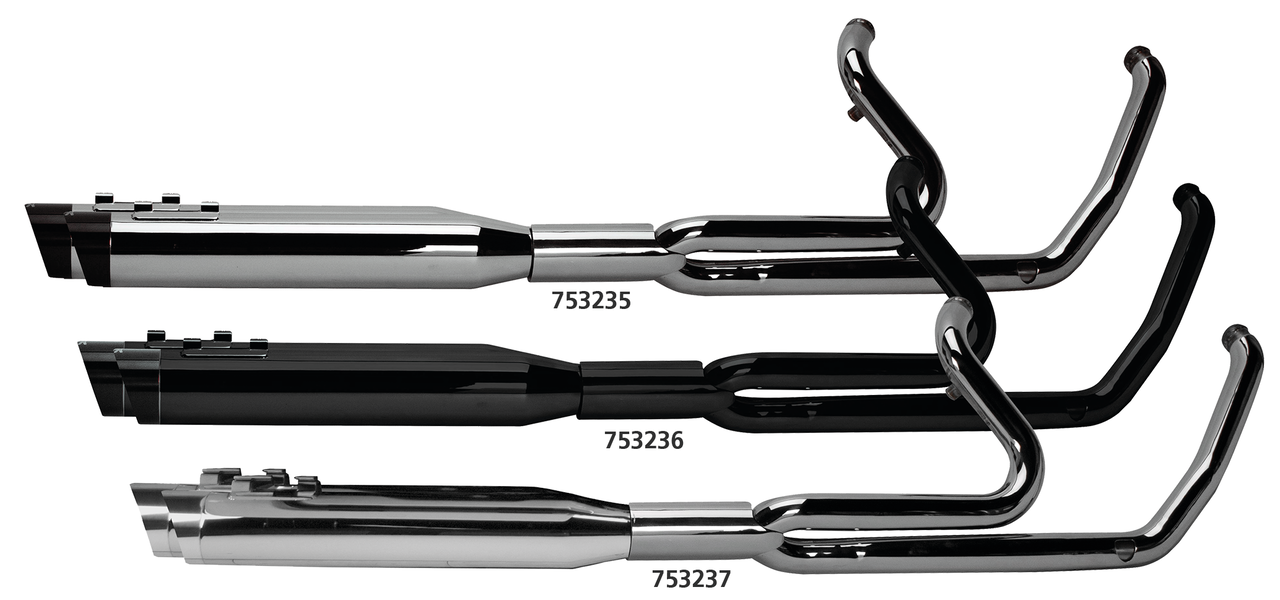 TWO BROTHERS RACING "BALANCED LOOKS" 2-INTO-1 EXHAUST SYSTEMS FOR TOURING - view 1