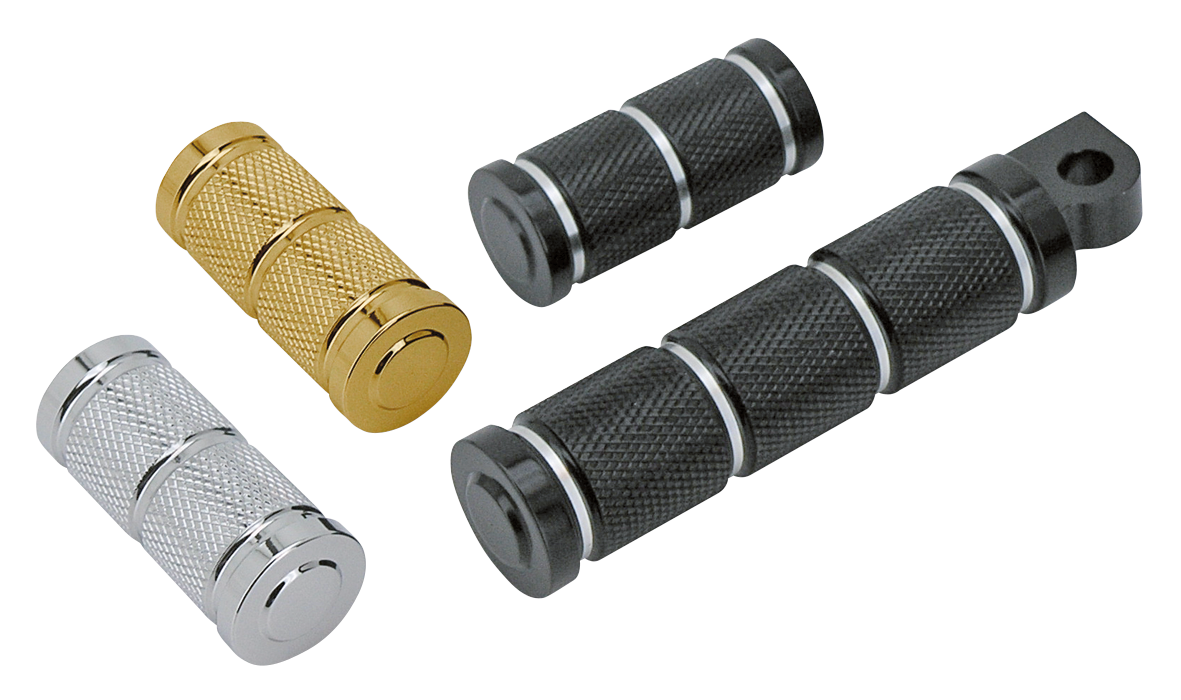 RETRO STYLE KNURLED BILLET ALUMINUM FOOT & SHIFTER PEGS - view 1