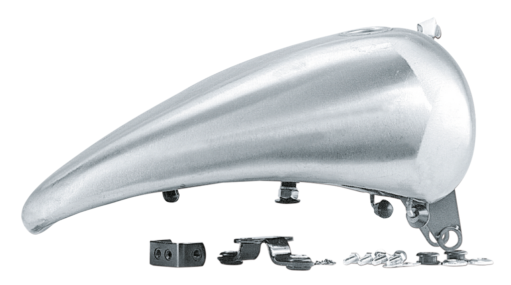 ONE PIECE 2" STRETCHED STEEL GAS TANK FOR SOFTAIL MODELS WITH DASH MOUNT - view 2