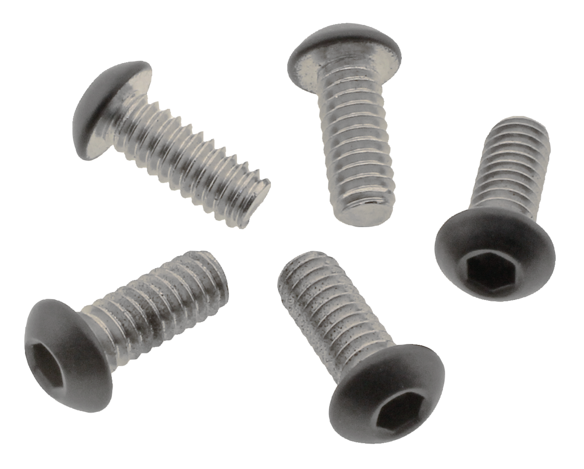 BLACK STAINLESS STEEL AIR CLEANER COVER SCREWS - view 1