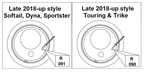 CHROME BILLET POINTED OR DOMED "ESSENTIAL" GAS CAPS - view 2