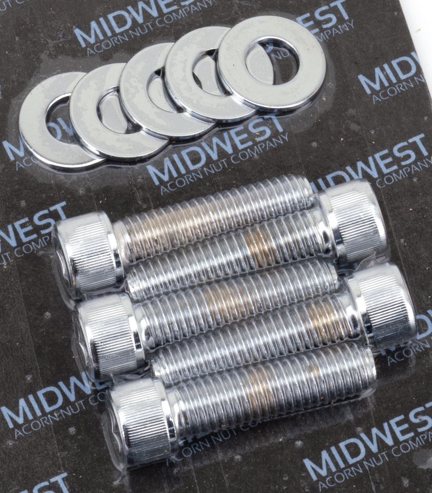 CHROME PLATED SPROCKET & PULLEY BOLTS & SCREWS - view 1 Main image