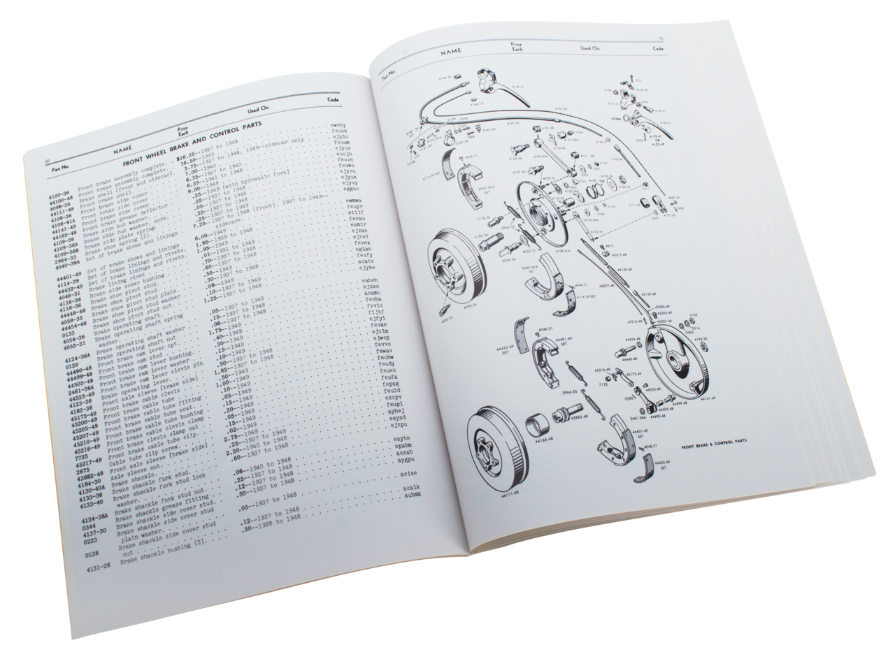 MANUALS AND SPARE PARTS CATALOGS FOR VINTAGE MODELS - view 2