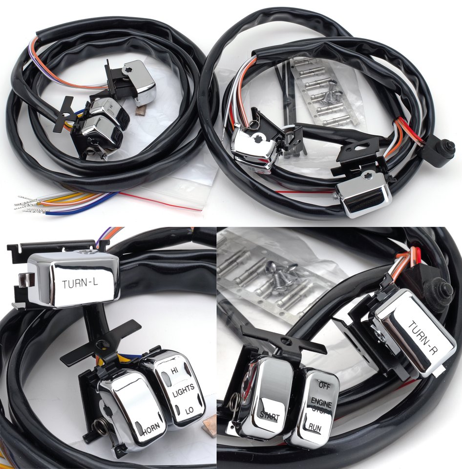 ERGONOMIC HANDLEBAR SWITCHES FOR 1996-2013 MODELS - view 1