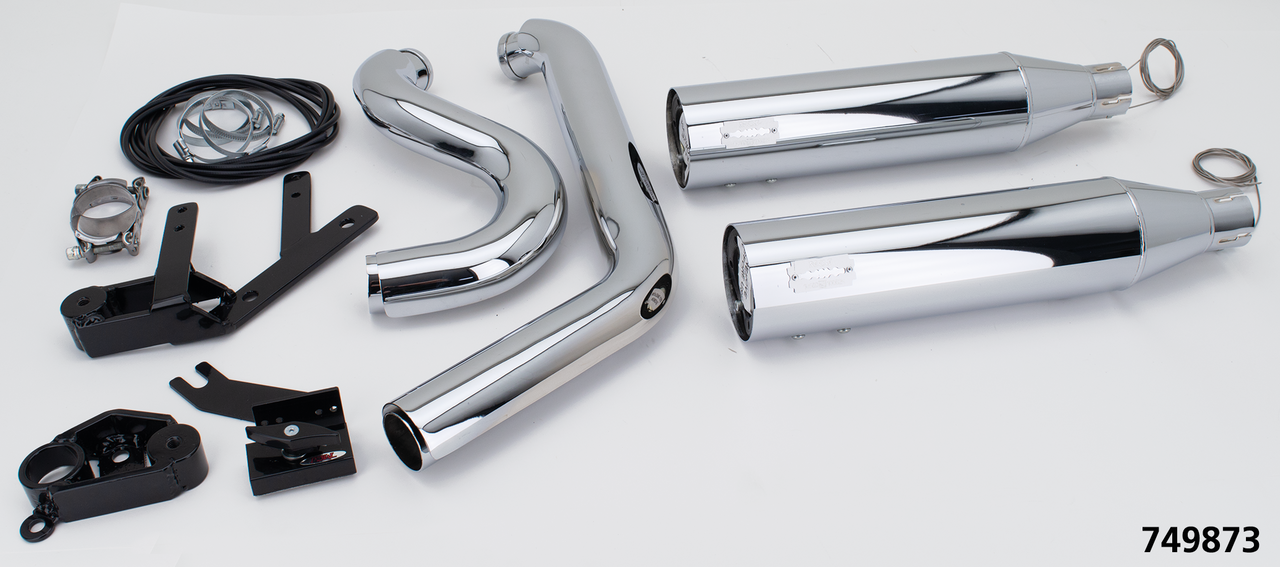 MCJ ADJUSTABLE 2-INTO-2 FOR MILWAUKEE EIGHT SOFTAIL - view 1