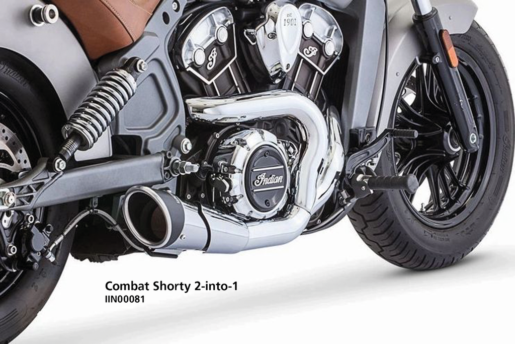 SHORTY 2-INTO-1 FOR INDIAN SCOUT - view 2