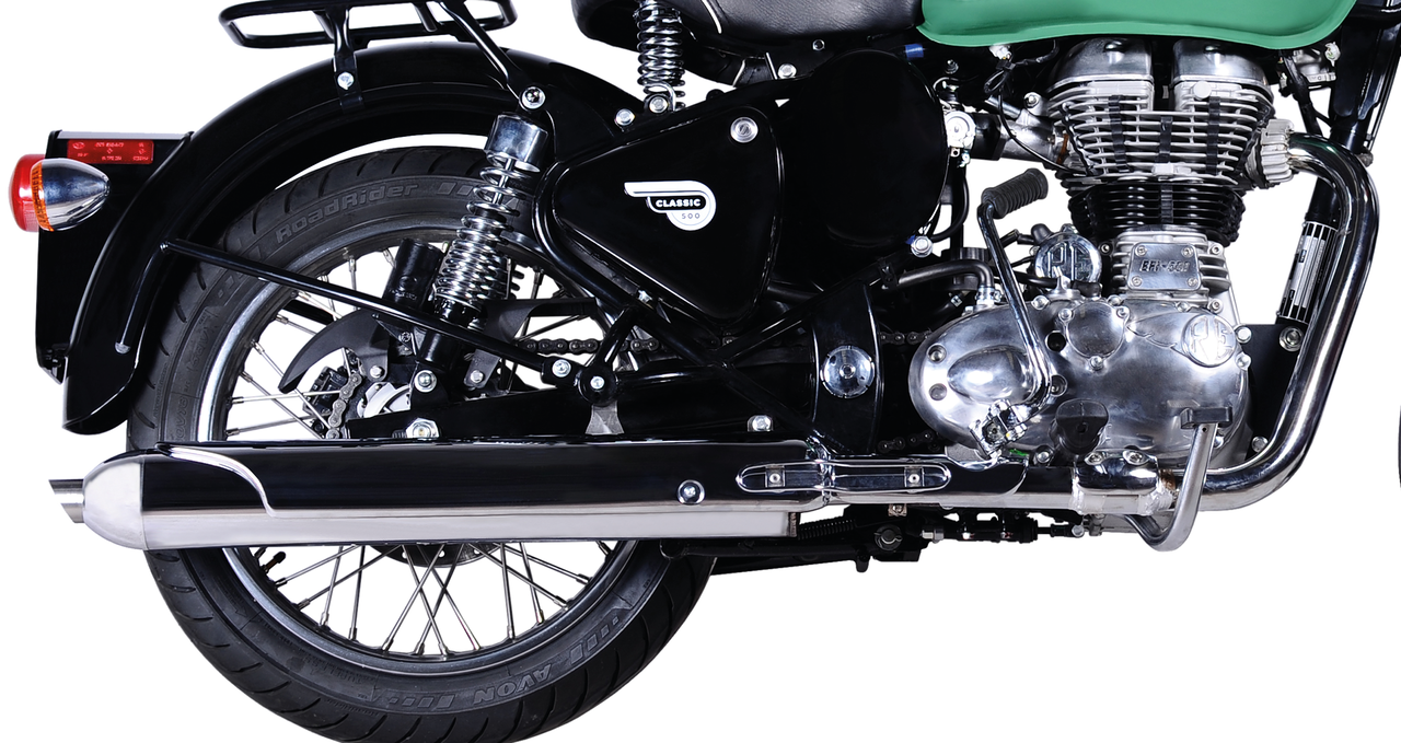 V-PERFORMANCE SLIP-ON MUFFLERS FOR ROYAL ENFIELD CLASSIC & BULLET Secondary image