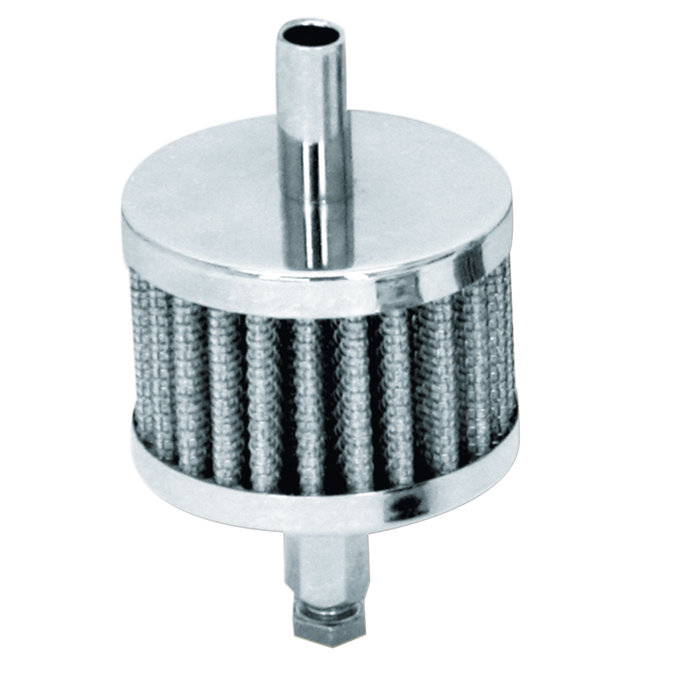 CHROME BREATHER FILTERS - view 1
