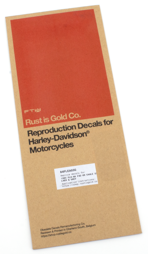 REPLICA OBSOLETE DECALS BY RUST IS GOLD CO. - view 2