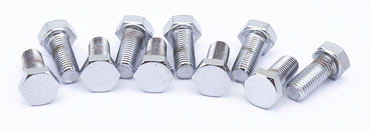 CHROME PLATED HEX HEAD CAP SCREWS ASSORTMENT - view 1