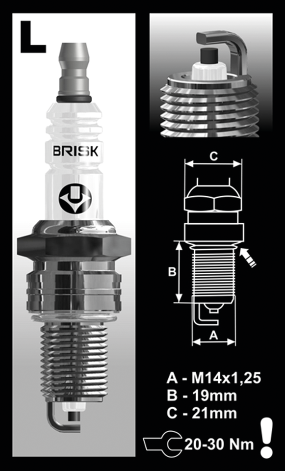 BRISK SPARK PLUGS - view 1 Main image
