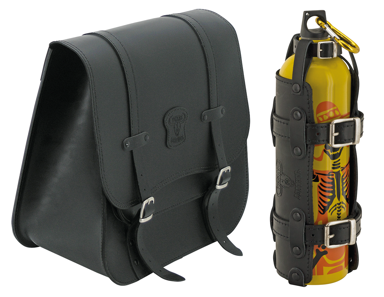 TEXAS LEATHER SIDE SADDLEBAG - view 1 Main image