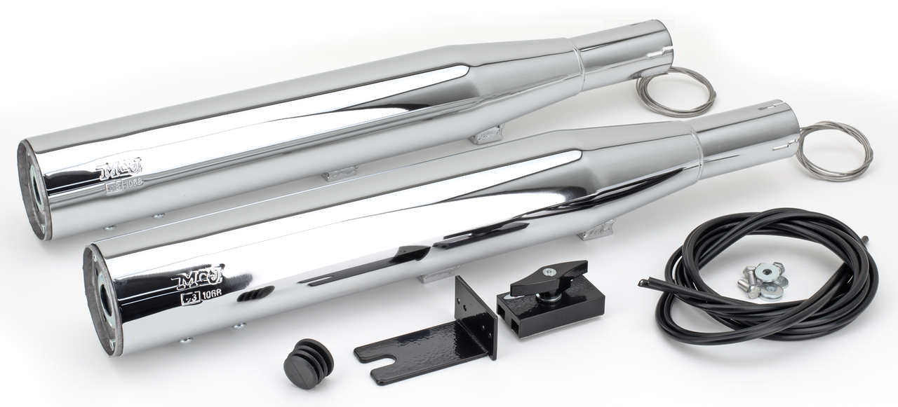 MCJ ADJUSTABLE EXHAUSTS FOR TWIN CAM SOFTAIL - view 1