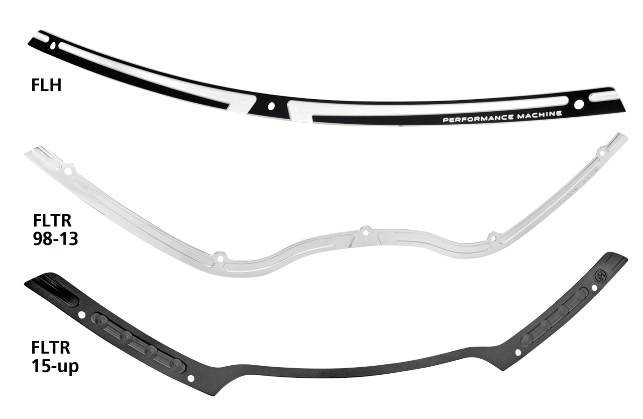PERFORMANCE MACHINE WINDSHIELD TRIMS - view 2