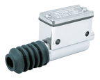 CHROME LATE MODEL REAR MASTER CYLINDER - view 1