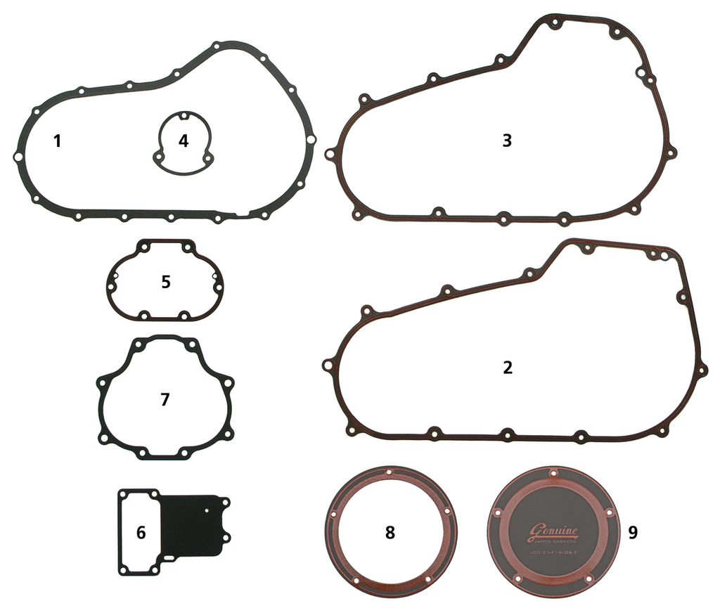 GASKETS, O-RINGS AND SEALS FOR 2004 TO PRESENT XL & XR SPORTSTER AND 2003-2010 BUELL - view 3