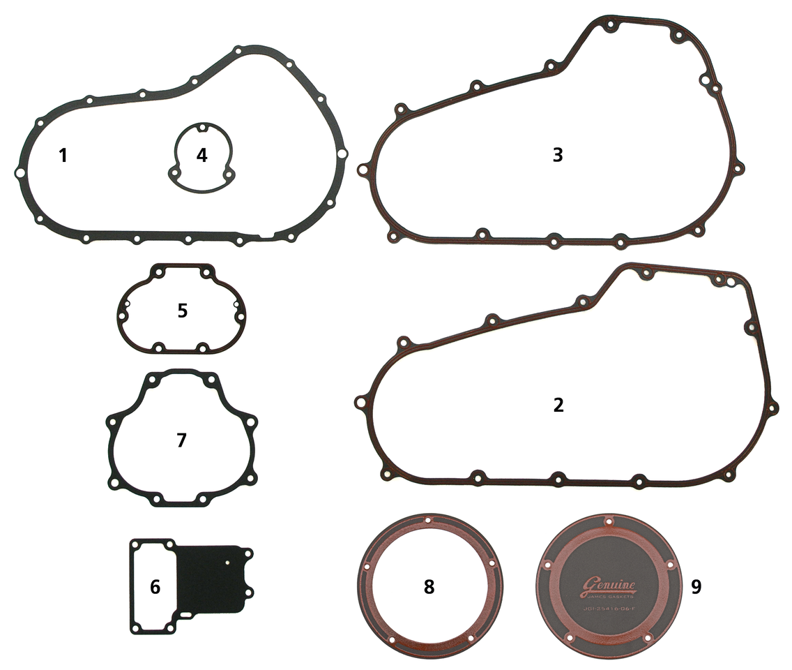 GASKETS, O-RINGS AND SEALS FOR 2004 TO PRESENT XL & XR SPORTSTER AND 2003-2010 BUELL - view 3