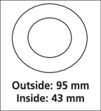 NEWTON AERO 300 ALUMINUM RACING GAS CAPS - view 2