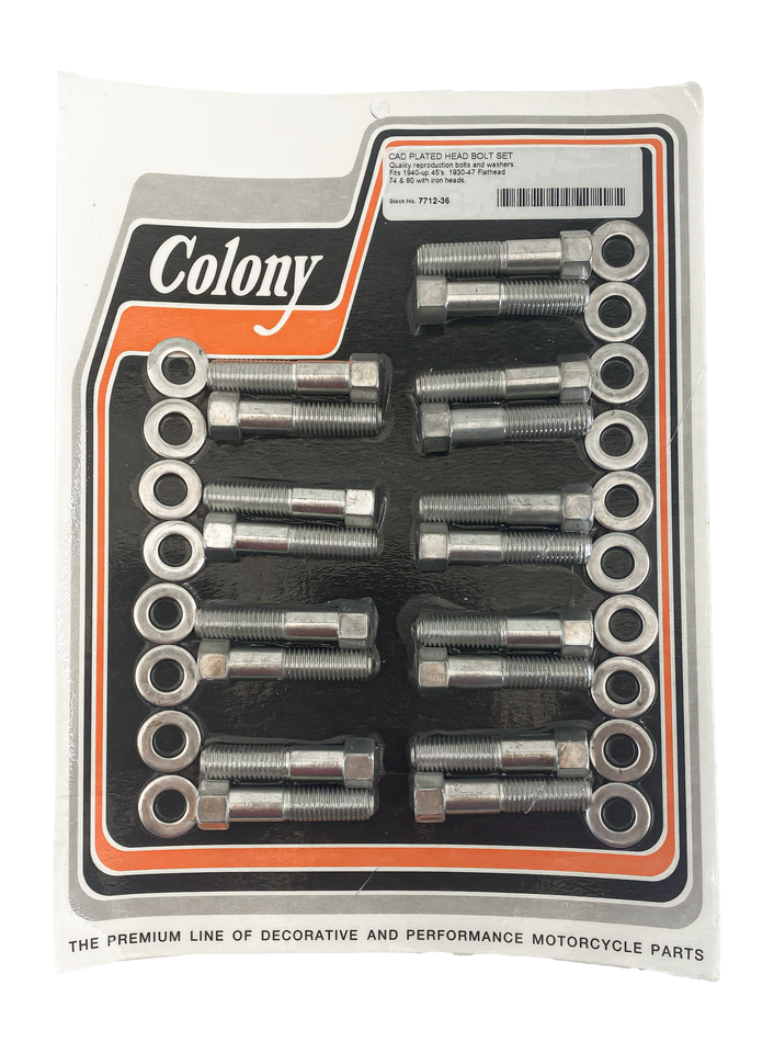 CYLINDERS AND VALVES, 45CI SIDEVALVE MODELS - view 1