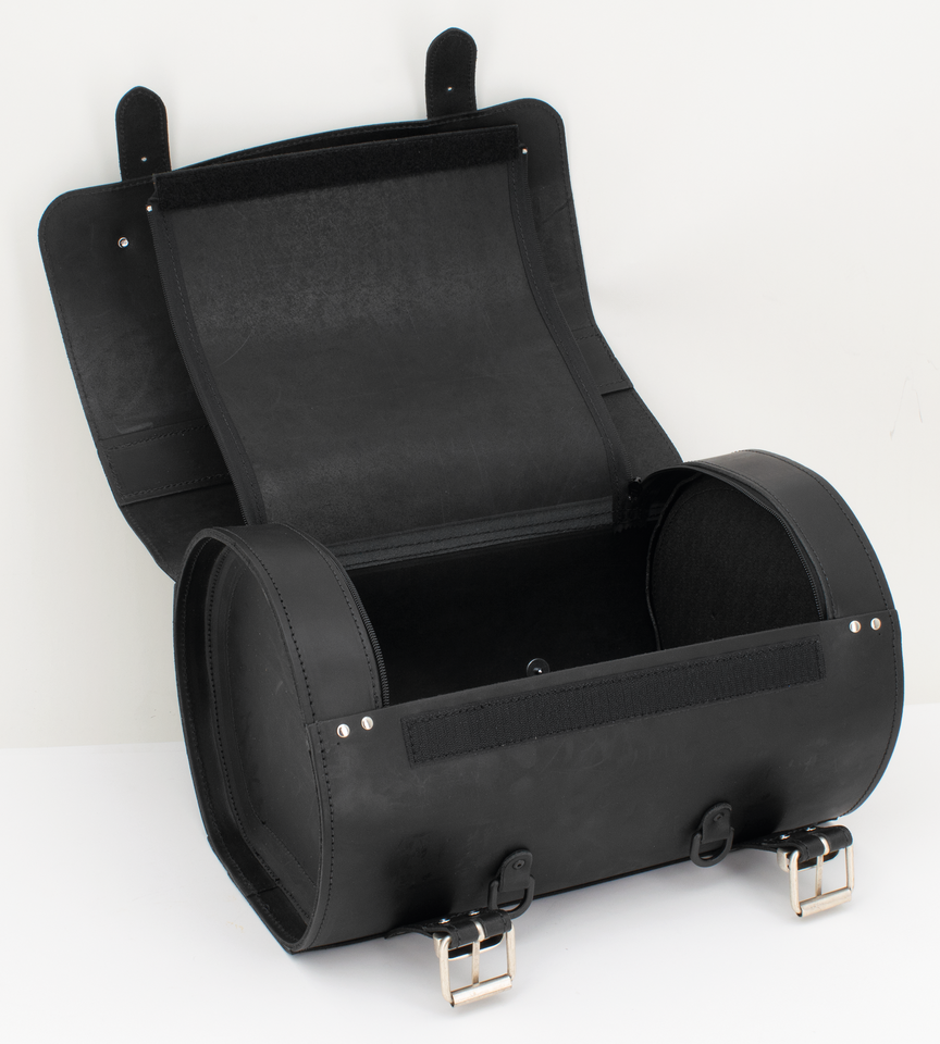 TEXAS LEATHER ROUND BIG BAG - view 1