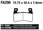 EBC FRONT DISC BRAKE PADS - view 1