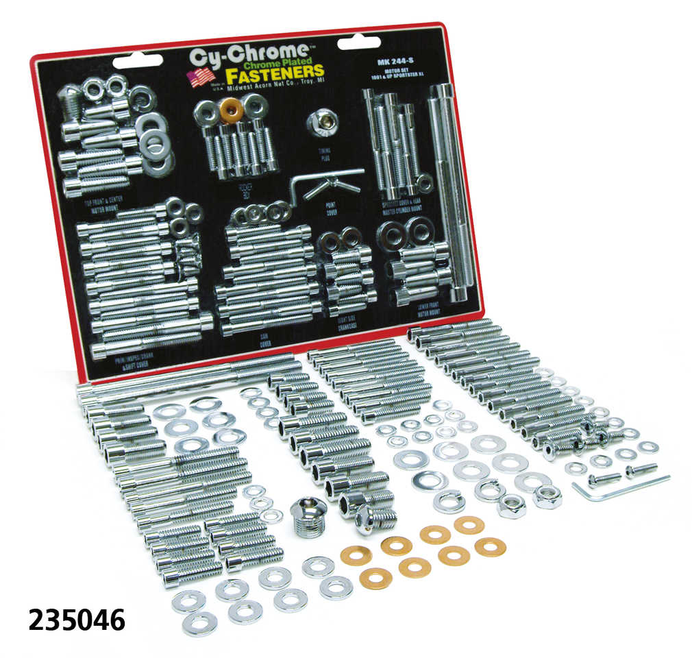 CHROME DRIVETRAIN SCREW KITS - view 1