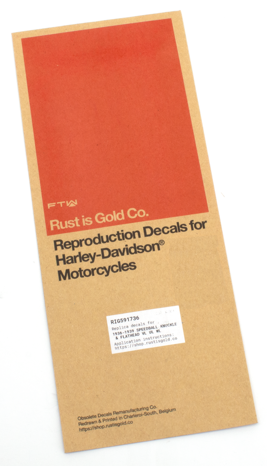 REPLICA OBSOLETE DECALS BY RUST IS GOLD CO. - view 2